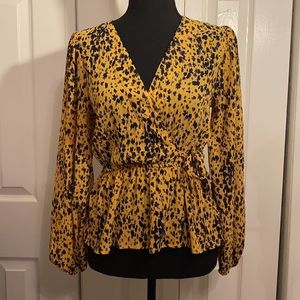 Sage & citrus| leopard print | size small